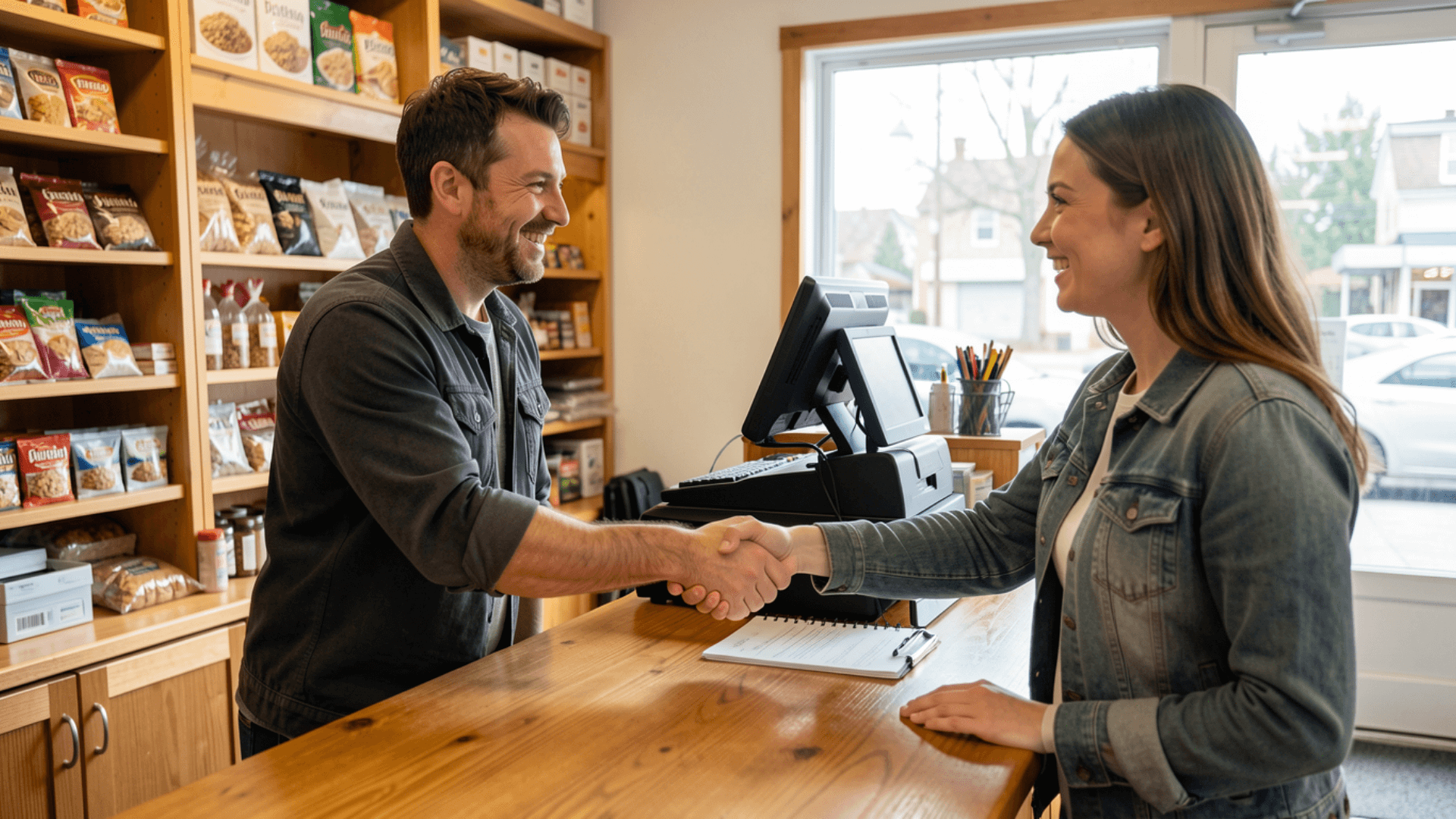 Finding First Customer Image